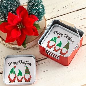 Gnome table runner and coasters